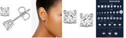 Forever Grown Diamonds Lab Created Diamond Stud Earrings (1/2 ct. t.w.) in Sterling Silver
